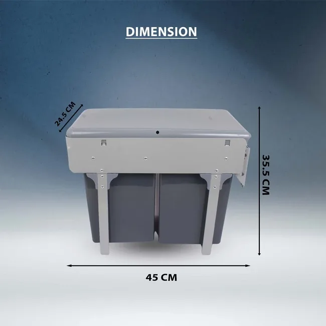 Sliding Waste Bin