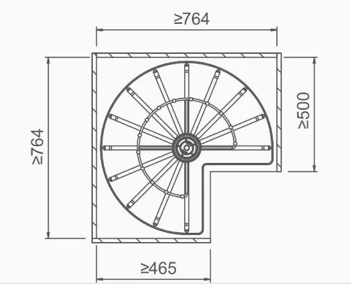 3 Layer Rotating Basket