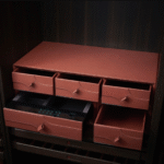 LEATHER DRAWERS WITH PASSWROD SAFE (SET OF 5) STANDARD