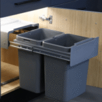SLIDING WASTE BIN SOFT CLOSE 40 LTR