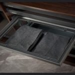 GLASS STORAGE BASKET